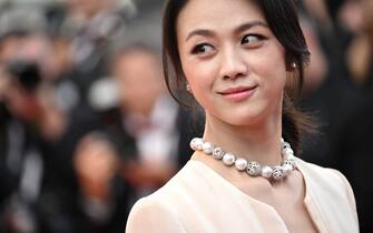 Chinese actress Tang Wei arrives for the screening of the film "Decision to Leave (Heojil Kyolshim)" during the 75th edition of the Cannes Film Festival in Cannes, southern France, on May 23, 2022. (Photo by LOIC VENANCE / AFP) (Photo by LOIC VENANCE/AFP via Getty Images)