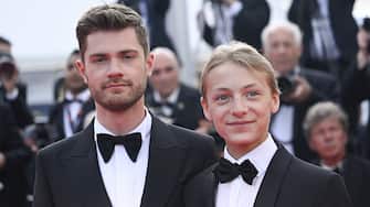 CANNES, FRANCE - MAY 28: Director Lukas Dhont and Eden Dambrine attend the closing ceremony red carpet for the 75th annual Cannes film festival at Palais des Festivals on May 28, 2022 in Cannes, France. (Photo by Gareth Cattermole/Getty Images)