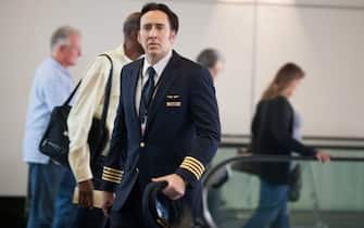 Left Behind, the cast of the film with Nicolas Cage
