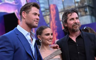 Chris Hemsworth, Natalie Portman e Christian Bale