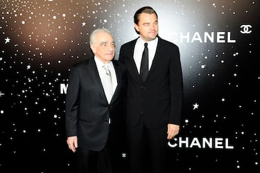NEW YORK, NY - NOVEMBER 19: Martin Scorsese and Leonardo DiCaprio attend The Museum Of Modern Art Film Benefit Presented By Chanel, A Tribute To Martin Scorsese at The Museum Of Modern Art, NYC on November 19, 2018 in New York City. (Photo by Paul Bruinooge/Patrick McMullan via Getty Images)
