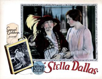Stella Dallas, lobbycard, from left, Belle Bennett, Alice Joyce, 1925. (Photo by LMPC via Getty Images)