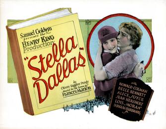 Stella Dallas, poster, from left, Lois Moran, Belle Bennett, 1925. (Photo by LMPC via Getty Images)