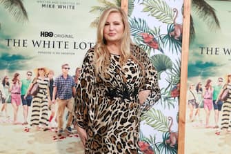 PACIFIC PALISADES, CALIFORNIA - JULY 07: Jennifer Coolidge attends the Los Angeles premiere of the new HBO Limited Series "The White Lotus" at Bel-Air Bay Club on July 07, 2021 in Pacific Palisades, California.  (Photo by Emma McIntyre / Getty Images,)