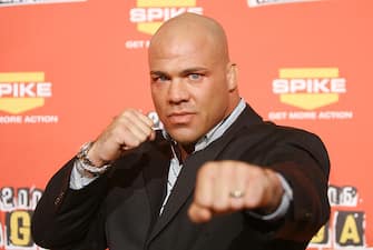 Kurt Angle during Spike TV's 2006 Video Game Awards - Arrivals at The Galen Center in Los Angeles, California, United States. (Photo by Michael Tran/FilmMagic)