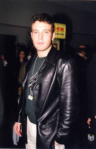 111184502 Ben Affleck at Tyson v. Botha '99 at the MGM Grand in Los Vegas. No. 13 (Photo by Jeff Kravitz/FilmMagic, Inc)