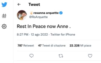 Il ricordo di Rosanna Arquette per Anne Heche