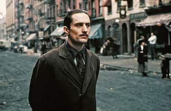 NEW YORK - 1974: Robert De Niro performs a scene in The Godfather Part II directed by Francis Ford Coppola in 1974 in New York, New York.  (Photo by Michael Ochs Archive/Getty Images)