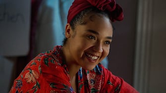 Look Both Ways. Aisha Dee as Cara. Cr. Felicia Graham/Netflix © 2022