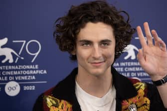 Timothee Chalamet attends the photocall for "Bones And All" at the 79th Venice International Film Festival on September 02, 2022 in Venice, Italy. Â©Photo: Cinzia Camela.