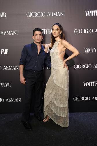 VENICE, ITALY - SEPTEMBER 03: Jaime Lorente and Eugenia Silva attends Il Ballo Della Luce (The Ball of Light) hosted by Giorgio Armani & Vanity Fair at Ca'Vendramin Calergi on September 03, 2022 in Venice, Italy. (Photo by Victor Boyko/Getty Images for Condé Nast Italia)
