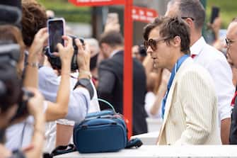 Harry Styles arrives at the photocall for "Don't Worry Darling" at the 79th Venice International Film Festival on September 05, 2022 in Venice, Italy. Â©Photo: Cinzia Camela.