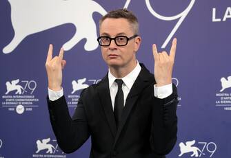 VENICE, ITALY - SEPTEMBER 09: Director Nicolas Winding Refn attends the photocall for the Netflix Series "Copenhagen Cowboy" at the 79th Venice International Film Festival on September 09, 2022 in Venice, Italy. (Photo by Victor Boyko/Getty Images for Netflix)