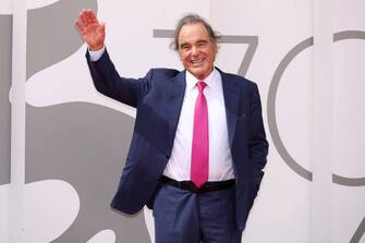 VENICE, ITALY - SEPTEMBER 09: Director Oliver Stone attends the "Nuclear" red carpet at the 79th Venice International Film Festival on September 09, 2022 in Venice, Italy. (Photo by Daniele Venturelli/WireImage)