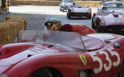 Patrick Dempsey, le foto sul set del film Ferrari