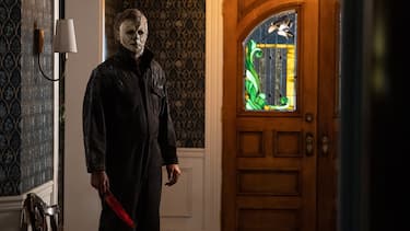 Michael Myers (aka The Shape) in HALLOWEEN ENDS, directed by David Gordon Green