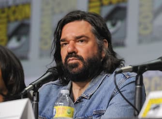 SAN DIEGO, CALIFORNIA - JULY 24: Matt Berry speaks onstage at FX's "What We Do in the Shadows" panel during 2022 Comic-Con International: San Diego at San Diego Convention Center on July 24, 2022 in San Diego, California. (Photo by Albert L. Ortega/Getty Images)