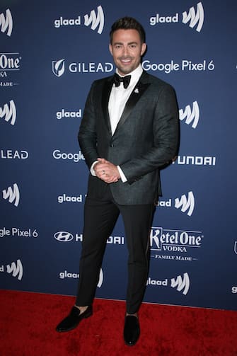 Jonathan Bennett attends the 33rd Annual GLAAD Media Awards on April 02, 2022 in Beverly Hills, California.  Photo: CraSH / imageSPACE / Sipa USA