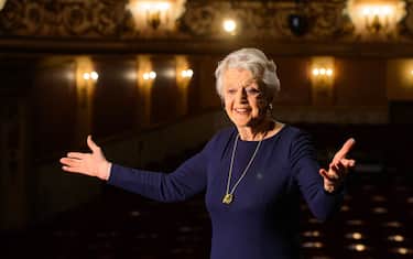 File photo dated 15/04/14 of Actress Dame Angela Lansbury onstage during a photo call at the Gielgud Theatre, in central London. Angela Lansbury has died at the age of 96 according to a family statement.