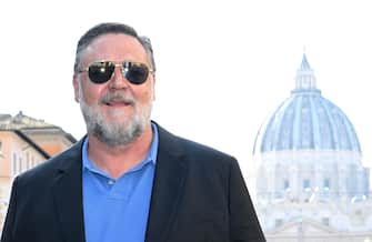 New Zealander actor and filmmaker, Russell Crowe, on the red carpet of Festa del Cinema di Roma 2022 at Auditorium della Conciliazione in Rome, 15 October 2022. ANSA/CLAUDIO PERI