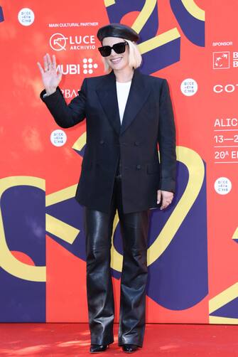 ROME, ITALY - OCTOBER 17: Emma Marrone attends the photocall for "Il Ritorno" at Alice Nella CittÃ  during the 17th Rome Film Festival at Casa Alice on October 17, 2022 in Rome, Italy. (Photo by Maria Moratti/Getty Images)