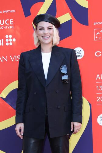 ROME, ITALY - OCTOBER 17: Emma Marrone attends the photocall for "Il Ritorno" at Alice Nella CittÃ  during the 17th Rome Film Festival at Casa Alice on October 17, 2022 in Rome, Italy. (Photo by Maria Moratti/Getty Images)