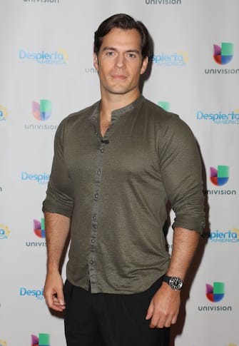 MIAMI, FL - JULY 27: Henry Cavill is seen on the set of "Despierta America" ​​at Univision Studios to promote the film "Mission Impossible: Fallout" on July 27, 2018 in Miami, Florida.  (Photo by Alexander Tamargo / Getty Images)