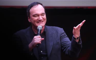 ROME, ITALY - OCTOBER 19: Quentin Tarantino attends the Quentin Tarantino close encounter during the 16th Rome Film Fest 2021 on October 19, 2021 in Rome, Italy. (Photo by Franco Origlia/Getty Images)