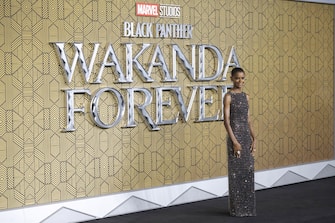 Black Panther: Wakanda Forever, the cast at the European premiere in London.  PHOTO