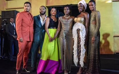 Black Panther: Wakanda Forever, foto della storica première in Nigeria