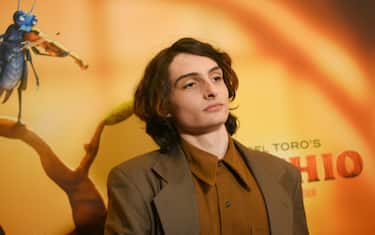 Finn Wolfhard atttends Guillermo Del Toro's Pinocchio premiere held at the Museum of Modern Art in New York, NY, on December 6, 2022. (Photo by Efren Landaos/Sipa USA)