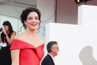 VENICE, ITALY - SEPTEMBER 09:  Giulia Testi  attends the "Chiara" red carpet at the 79th Venice International Film Festival on September 09, 2022 in Venice, Italy. (Photo by Stefania D'Alessandro/WireImage)