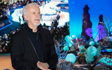 Canadian filmmaker James Cameron arrives during a Blue carpet to the film Avatar: The Way of Water promote in Seoul, South Korea on December 9, 2022. The movie is to be released in South Korea on December 14. (Photo by Lee Young-ho/Sipa USA)