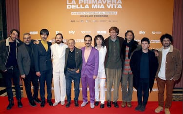 Milano, premiere del film La Primavera della mia Vita. Nella foto:  Il Cast