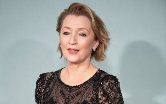 Lesley Manville attends The World Premiere of 'The Crown Season 5' at Theatre Royal, Drury Lane, London, England, UK on Tuesday 8 November, 2022., Credit:Justin Ng / Avalon
