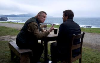 Colin Farrell and Brendan Gleeson in the film THE BANSHEES OF INISHERIN. Photo by Jonathan Hession. Courtesy of Searchlight Pictures. © 2022 20th Century Studios All Rights Reserved.
