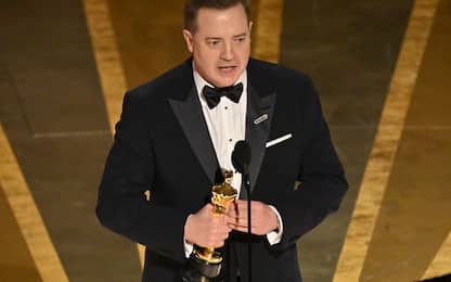 Oscar, il discorso di Brendan Fraser per il premio come Miglior attore