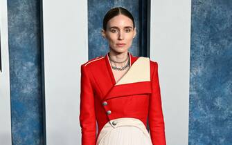 Mandatory Credit: Photo by Anthony Harvey/Shutterstock (13804218pd) Rooney Mara Vanity Fair Oscar Party, Arrivals, Los Angeles, California, USA - 12 Mar 2023