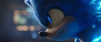 Sonic (Ben Schwartz) in SONIC THE HEDGEHOG from Paramount Pictures and Sega.  Photo Credit: Courtesy Paramount Pictures and Sega of America.