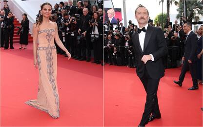 Cannes, Alicia Vikander e Jude Law sul red carpet di Firebrand. FOTO