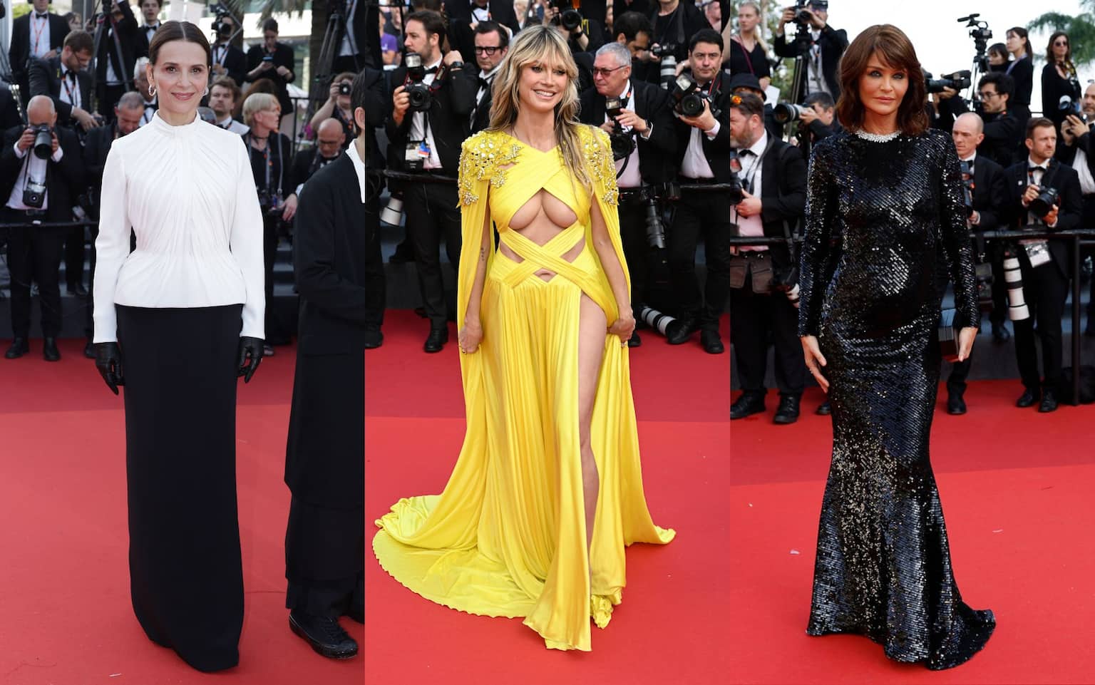 Festival di Cannes 2023, i voti ai look sul red carpet con Heidi Klum e