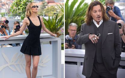 Lily-Rose Depp e papà Johnny al Festival di Cannes 2023. FOTO