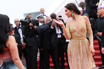 CANNES, FRANCE - MAY 16: Farnoush Hamidian attends the "Jeanne du Barry" Screening & opening ceremony red carpet at the 76th annual Cannes film festival at Palais des Festivals on May 16, 2023 in Cannes, France. (Photo by Pascal Le Segretain/Getty Images)
