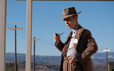 Cillian Murphy plays J. Robert Oppenheimer in OPPENGEIMER, written, produced and directed by Christopher Nolan.