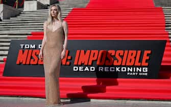 British actress Vanessa Kirby poses during a photocall for the movie 'Mission: Impossible - Dead reckoning Part 1' at Spanish Steps (Piazza di Spagna) in Rome, Italy, 19 June 2023. ANSA/ETTORE FERRARI