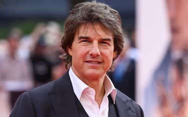 LONDON, ENGLAND - JUNE 22: Tom Cruise visits "Mission Impossible - Death Wages Part One" UK premiere at Odeon Luxe Leicester Square on 22 June 2023 in London, England.  (Photo by Stuart S. Wilson/Getty Images)