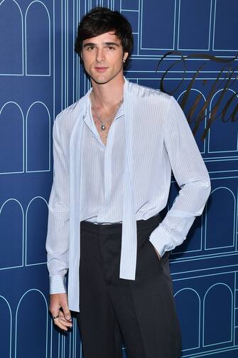 Jacob Elordi walks the carpet as Tiffany & Co. celebrates the reopening of their NYC flagship store 'The Landmark', New York, NY, Thursday April 27, 2023. (Photo by Anthony Behar/Sipa USA)