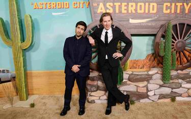 NEW YORK, NEW YORK - JUNE 13: Jason Schwartzman and Wes Anderson attend the New York premiere of "Asteroid City" at Alice Tully Hall on June 13, 2023 in New York City. (Photo by Taylor Hill/FilmMagic)