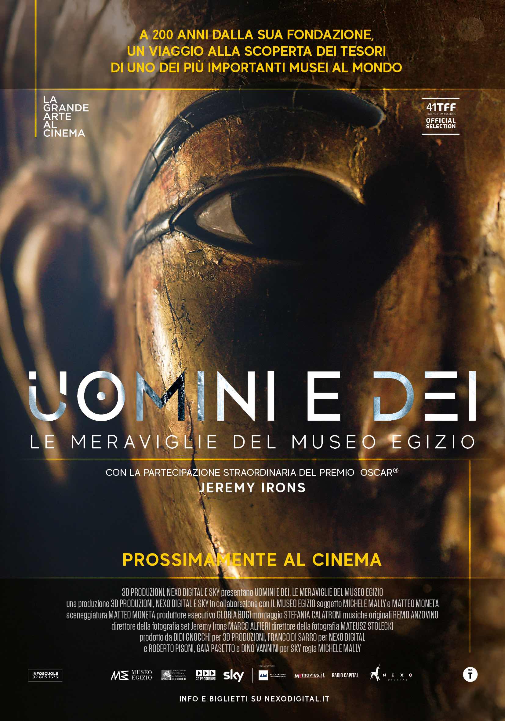 Presentato oggi al Torino Film Festival "UOMINI E DEI. LE MERAVIGLIE DEL MUSEO EGIZIO"