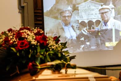 Funerali Paolo Taviani, l'ultimo saluto in Campidoglio. FOTO